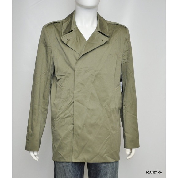 Marc Jacobs Men's Cotton Twill Coat Jacket M2111504 Moore Green L Nwt $598 - Picture 1 of 10